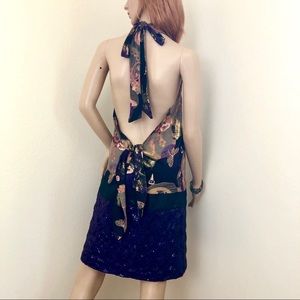 CUSTO BARCELONA Halter Dress, Size L (42 EU) | NWT